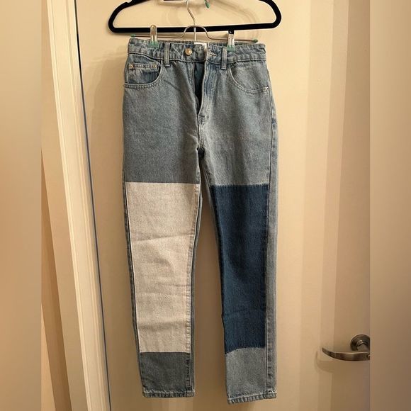 PRINCESS Polly Cofield Mom Jeans‎ Denim Patch Size 2 - Picture 4 of 5